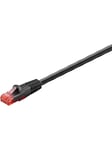 CAT 6 Outdoor-patch cable U/UTP black 60 m - co