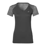 Asics Motion Cool FuzeX Womens Grey T-Shirt - Size Large