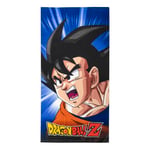 CERDÁ LIFE'S LITTLE MOMENTS Serviette de Bain Dragon Ball pour Enfants - Multicolore - 70x140cm - 100% Polyester 240 GSM - Petite Serviette - Imprimé Goku - Produit Original Fabriqué en Espagne