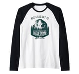 Not A Bad Day To Get Lost At Yosemite Park's Half Dome Raglan Baseball Tee