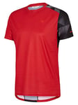 Ziener NULF T-Shirt Fonctionnel pour Homme – vélo, extérieur, Fitness, Sport – Respirant | séchage Rapide | Manches Courtes | Rouge Pop, 56
