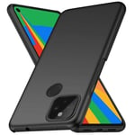 Google Pixel 4a 4G/LTE Ultratunt Mattsvart Skal Basic V2 Svart