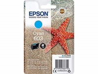 Epson 603 Cyan Starfish Genuine, Ink Cartridge, Standard Capacity ,Pack of 1 Cya