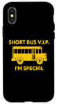 iPhone X/XS Short Bus VIP (I'm Special) T-Shirt funny saying school bus Case