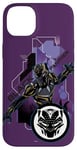 Coque pour iPhone 14 Plus Costume technique Marvel Black Panther Wakanda et masque de panthère