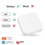 Zigbee-airies de Passerelle 3.0 Compatible Bluetooth,Pont Multi-Molde,Télécommande pour Maison Intelligente,Formateurs Tuya nous-mêmes avec Alexa Google - Type Wireless Zigbee Hub