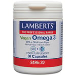 Lamberts Vegan Omega 3 for Normal Vision and Brain Function 30 Capsules