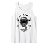 Top Gun Maverick Aviator Lt. Payback Fitch Helmet Tank Top