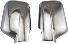 ZHAOOP Couvre-rétroviseurs d'aile de Voiture Couvre-rétroviseurs de Porte de Voiture adaptés   , pour Nissan X-Trail 2002-2010 T30 Couverture de Miroir de Porte chromée ABS (Couleur: Argent) -Argent