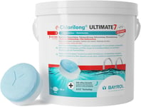 BAYROL E-Chlorilong ULTIMATE7 4,8 Kg - Galets De Chlore 300 G Bi-Phases Avec 7 F