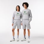 Lacoste Short avec imprimé signature Taille S Gris Chine