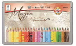 Koh-I-Noor Crayons 23 Colors Magic Trio 23 + 1 - Wikr-084338