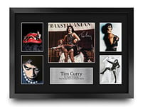 HWC Trading FR A3 Tim Curry Rocky Horror Picture Show Gifts Printed Signed Autograph Picture for Movie Memorabilia Fans - A3 Framed