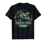 Jurassic Park Retro T-Rex Circle T-Shirt