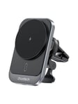 Choetech T206-F magnetic car mount with 15W charger (black)