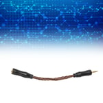 (Bronze)3.5mm To 2.5mm Aux Cable Cord Sound Cable Female To Male Single