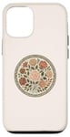 Coque pour iPhone 12/12 Pro Rose florale botanique, style bohème minimaliste, roses d'amour