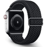 Flätat Single Loop-armband kompatibelt med Apple Watch -band 38Mm 40MmStretch Sport Stretch Ersättningsrem