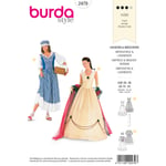 Burda 2479 - Keiserinne og hushjelp EUR: 36-46, US: 10-20