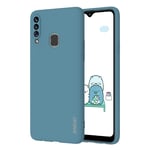 YANGJIE Phone Case For Samsung Galaxy A20s Hat-Prince ENK-PC040 Ultra-thin Solid Color TPU Slim Case Soft Cover Cell Phone Back Cover (Color : Gray-blue)