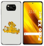 Coque Gel TPU pour Xiaomi Poco X3 NFC / X3 Pro Design Lions Dessins