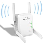 WiFi Repeater, 2024 New WiFi Extender Booster, 1200Mbps WiFi Amplifier, Dual Band 5GHz/2.4GHz WiFi Signal Enhancer,4 antennas,Repeater/Router/AP mode, Easy to Set up, UK Plug