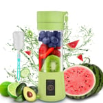 Bärbar mixer, Mini Smoothie Mixer MilkShakes Juicer Cup Baby Food Maker, Laddningsbar med USB 380ml Sex blad