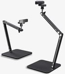 Support De Caméra pour Webcam, Support De Téléphone Robuste pour Webcam C922 C930e C920S C920 C615 C960 C920x BRIO 4K, Lumière Droite avec Filetage 1/4