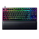 Razer Huntsman V2 TKL Wired Gaming Keyboard - Razer Clicky Purple Switch