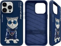 Deksel Nimmy For Iphone 15 Pro Max 6,7" Blå/Blå Briller Cool Cat