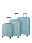 Rock Sunwave 8-Wheel Expandable Hard Shell Suitcase, Set of 3