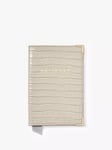 Aspinal of London Croc Effect Leather Passport Cover