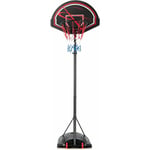 Costway - Pianer de Basket Extérieur pour Enfants avec Hauteur Réglable 170-230 cm, Support de Panier de Basket sur Pied avec Panneau en pe, Base