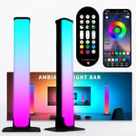 LuminexDesigns Barre Lumineuse LED RGB pour TV & Gaming 25cm - Synchronisation Musicale et Contrôle via Application pour Éclairage Ambiant et Décoration