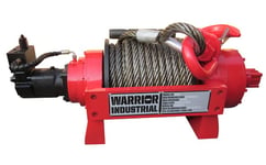 Warrior Winches 20 000 kg EN industriell hydraulisk vinsj, stålvaier