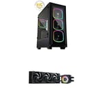 BOITIER PC STARRYFORT Noir + ENERMAX Watercooling LIQMAXFLO SR 360 mm