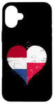 iPhone 16 Plus Heart Flag for Half Polish Half Dutch A Poland Netherlands Case