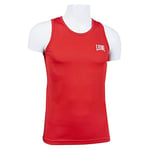 LEONE 1947 AB724 Maillot de Boxe Rouge Rouge Large