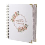 Wedding Planner Book & Engagement Gift for Couples – Diary, Countdown Calendar, Organizer, and Checklist Journal