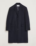 Filippa K Relaxed Wool Crombie Coat Navy