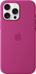 Apple Silicone Case -suojakuori iPhone 16 Pro Max -puhelimelle, Fuksia