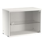 String - String Display Cabinet with Swing Glass Door w58 x d30 x h37 cm 1-pack 58x42x30 White - Hyllor och hyllsystem - Vit - Trä