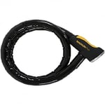 Magnum plus MagShield Câble Antivol Armoured Cable Lock 120cmx25mm Security Rating 70. HLK410 Serrure Mixte, Noir, 120 X 25CM