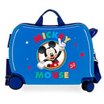 Disney Circle Mickey Valise Enfant Bleu 50x38x20 cms Rigide ABS Serrure à combinaison 34L 2,1Kgs 4 roues Bagage à main