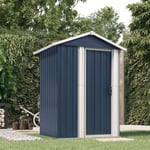 Abri de jardin Stockage extérieur Anthracite 126x97,5x177 cm Acier galvanisé 37615