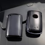 QYV Housse de clé de Voiture de Haute qualité, adaptée pour Mazda 3 Alexa CX4 CX5 CX8 2019 2020 Accessoires de boîtier de Protection sans clé à Distance Intelligente | Étui,E-Black Purple