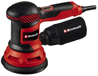 Einhell Ponceuse excentrique TC-RS 425 E (425 W, Ø 125 mm, vitesse max. 26 000 oscillations/min, circuit d’oscillation 2,5 mm, avec 1 feuille abrasive de chaque granularité P60, P80, P120)