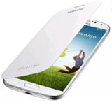 SAMSUNG WHITE FLIP COVER CASE For SAMSUNG GALAXY S4 NEW ( PACKAGING DAMAGED )