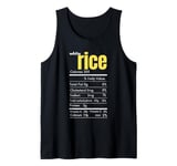 Cute Rice Design For Men Women White Food Cooker Rice Lover Tank Top