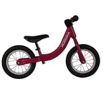 Hudora 10421/00 Comfort Bordeaux | Draisienne pour Enfant avec pneus à air 12" | Trotteur à partir de 3 Ans avec Selle réglable en Hauteur | Vélo pour Enfant